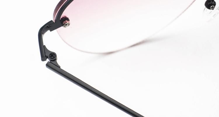 Half Frame Diamond-Encrusted Ready Sunglasses for Women