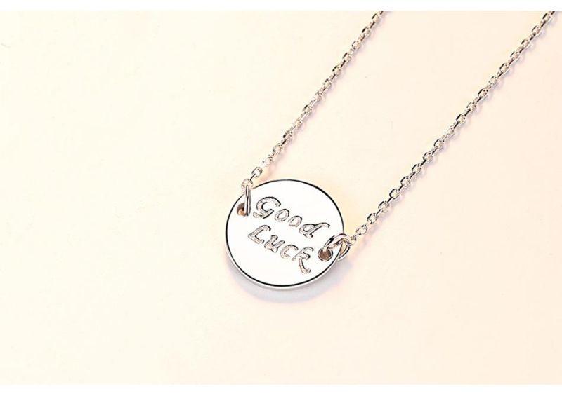 Fashion Silver Jewelry Zircon Pendant Women Accessories Necklace