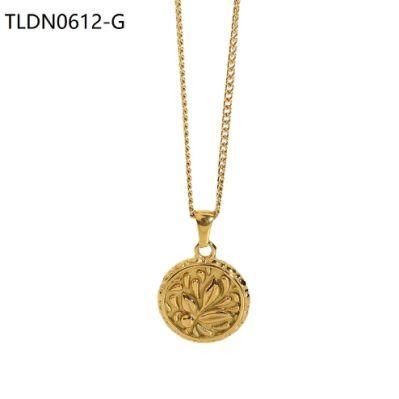 Manufacturer Custom Stainless Steel Christmas Necklace, 18 Gold Plated Christmas Chain, 18 K Gold Plated jewellery