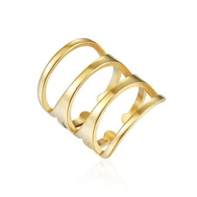 Hot-Selling Geometric Titanium Steel Ring Fashion Street Pats Stainless Steel Ring Men and Women Ring Jewelry Wholesale