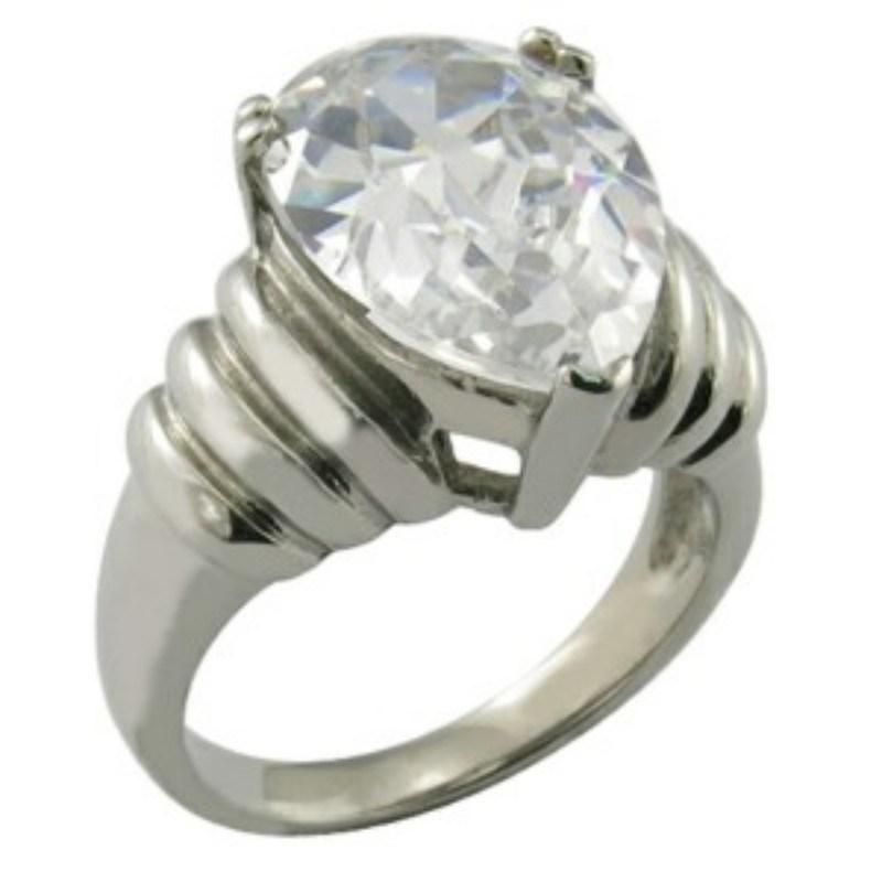 Resin Glue Stone Stainless Steel Man Finger Ring