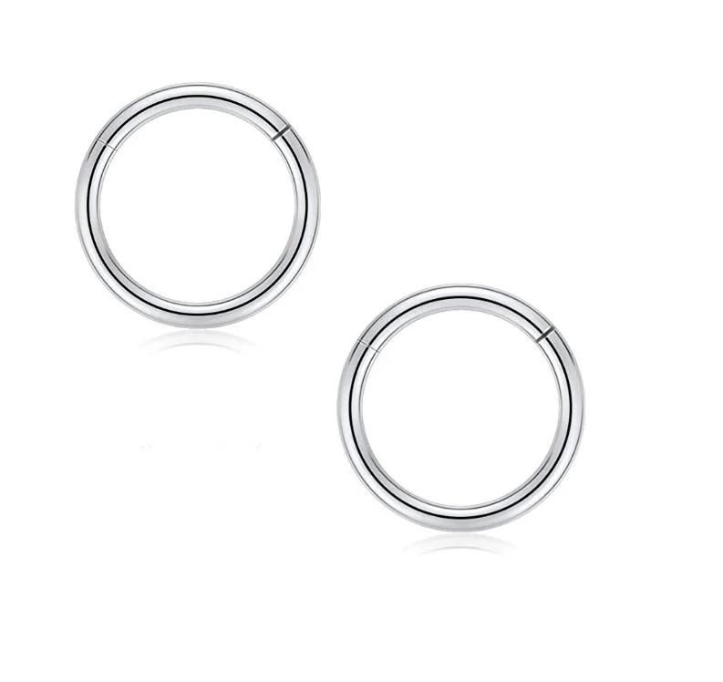 Eternal Metal 20g 0.8mm ASTM F136 Titanium Hinged Segment Hoop Ring Body Jewelry