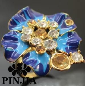 CZ Diamond Flower Cocktail Finger Ring Fashion Jewelry