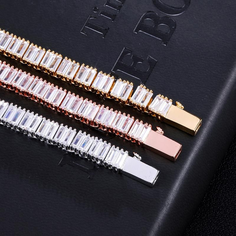 European and American Rectangle Copper Jewellery Necklace