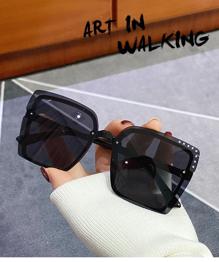 Glasses Personality Colorful Ocean Film Sunglasses Female Retro Rice Nails