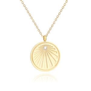 New Design Special Stainless Steel Coin Charm Necklace