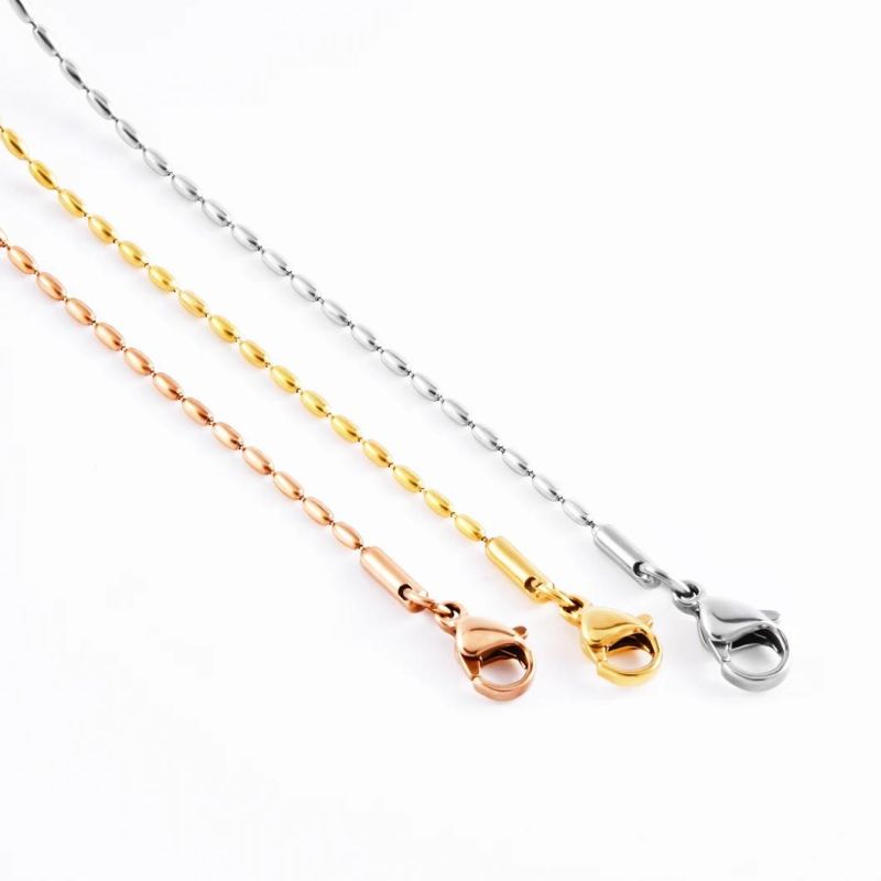 Pendant Chain Necklace Stainless Steel Jewelry Chain Bracelet Anklet Fashion Accessories Lady Jewelry