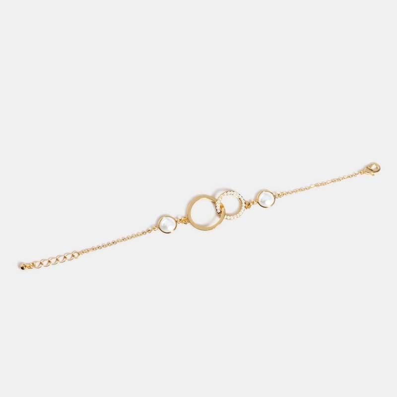 Vintage Baroque Natural Cultured Freshwater Pearl Bracelet