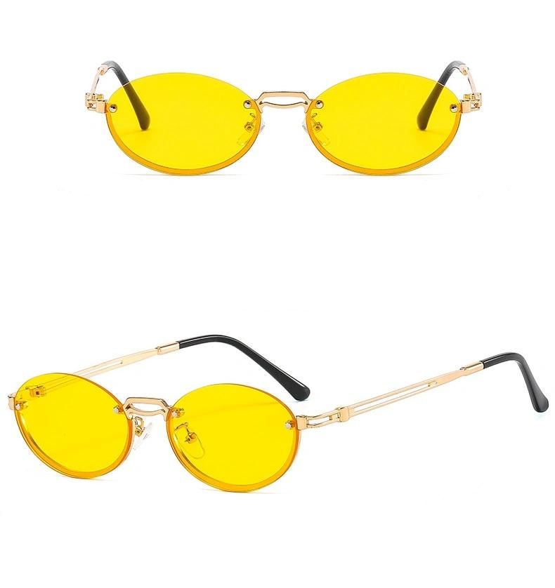 2022 Retro Frameless Punk Hip Hop Sunglasses