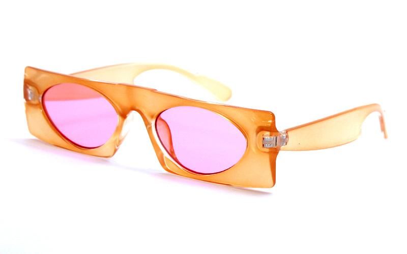 Female Delicate Transparent Hot Top Candy Color Full Frame Durable Party Sun Glasses Women Sunglasses