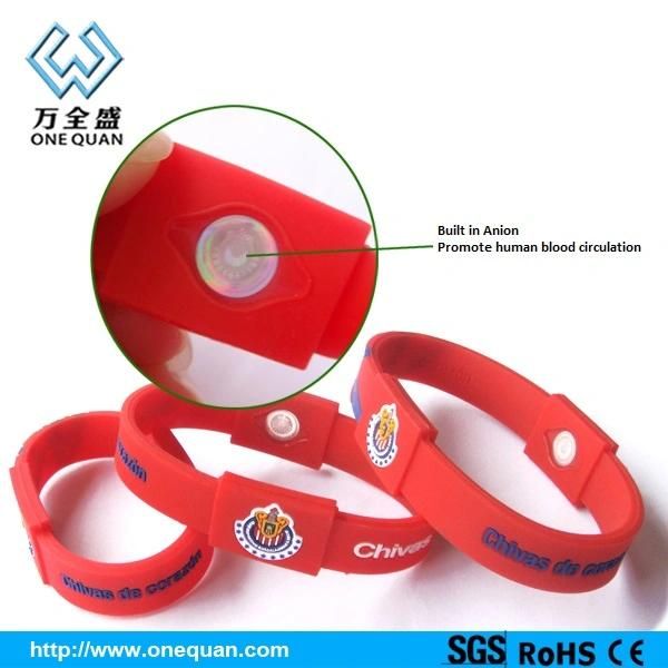 Amazon Hot Direct China Factory Price Silicone Sports Bracelet Laser Engraved Adjustable Bangle