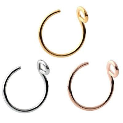 Hot Sale Fast Delivery 316L Stainless Steel Nose Ring Body Piercing Jewelry