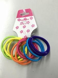 Hair Elastic Band Mix Color Plastic Material