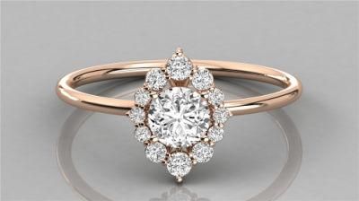 High Quality 925 Sterling Silver with CZ Ring Jewelry