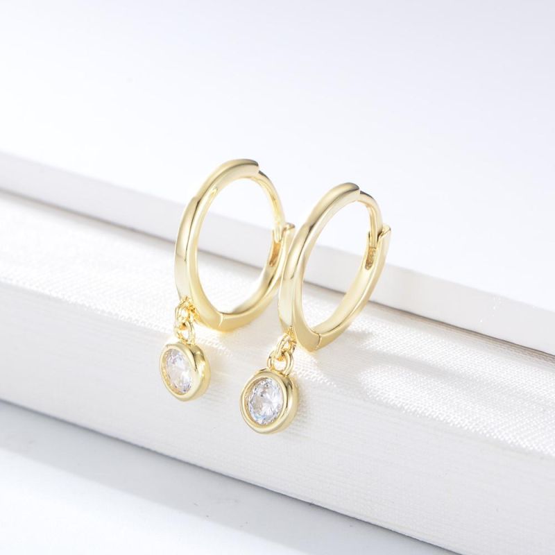 S925 Sterling Silver Diamond Designer Earrings Popular Brands Diamond Earrings Women