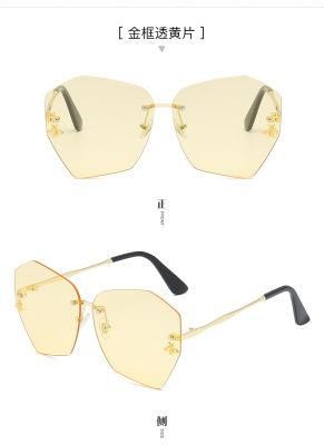 Hot Fashion Millionaire Brand Designer Sunglasses Mens Square Trendy Luxury Women Sun Glasses Sunglasses