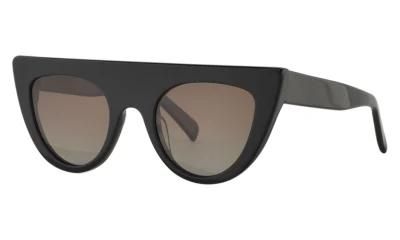 Fashion Black Plastic Frame Sunglasses Unisex