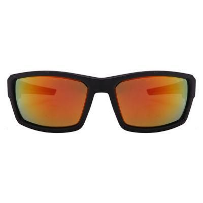 2019 Black Square Shape Sports Sunglasses