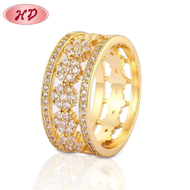 Fashion 18K Gold Plated Stainless Steel Silver Wedding Engagement Jewelry Finger Man Rings Design