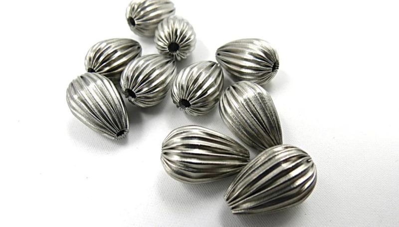 Metal Ball Stainless Steel Waterdrop Bead for Jewelry