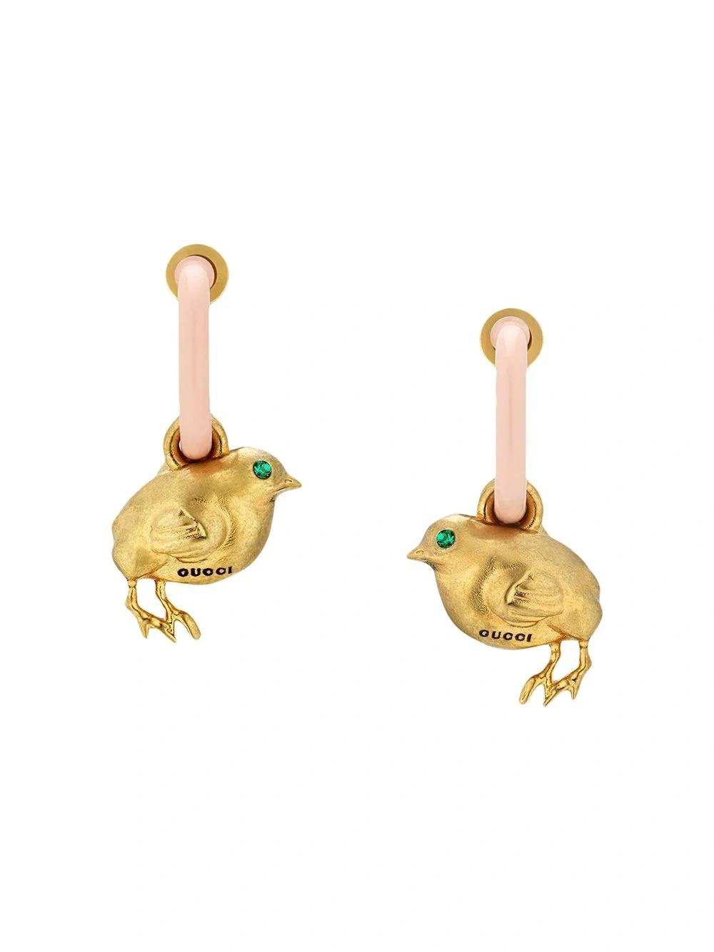 Fashion Simple Set Zirconia Bird Earrings Jewelry