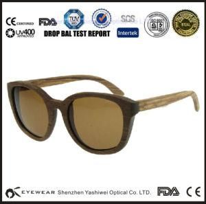 Man Handcraft Zebra Wooden Sunglasses Factory China