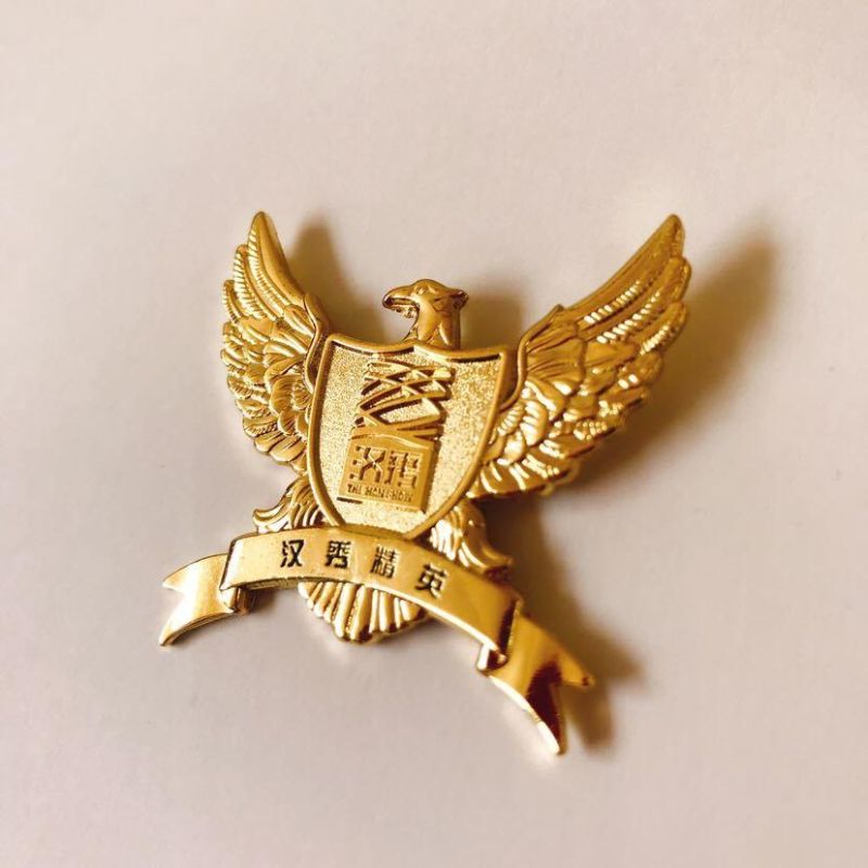 Low Price Customized for Decoration Gold Color Badge