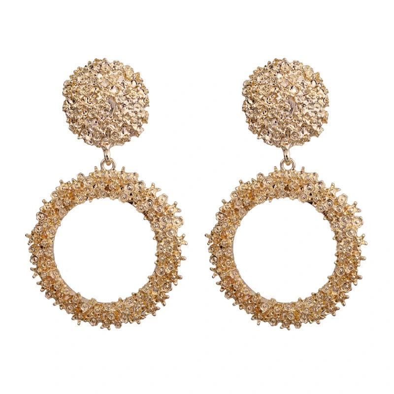 Women Big Vintage Fashion Wedding Drop Earrings Fine Jewelry