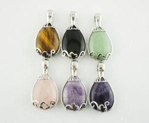 Fashion Gemstone Setting Pendant, Hot Sale Semi Precious Necklace Stone Pendant, Jewelry Pendant