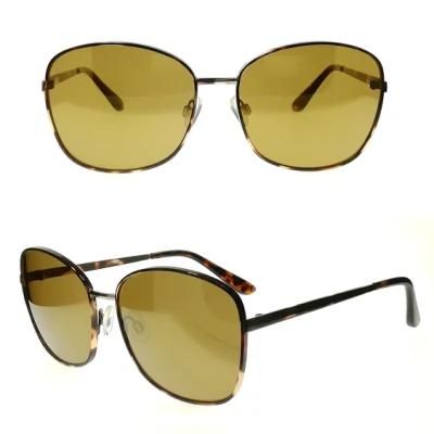 New Developed Demi Color Metal Sunglasses