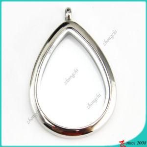 Stainless Steel Plain Teardrop Locket Pendant