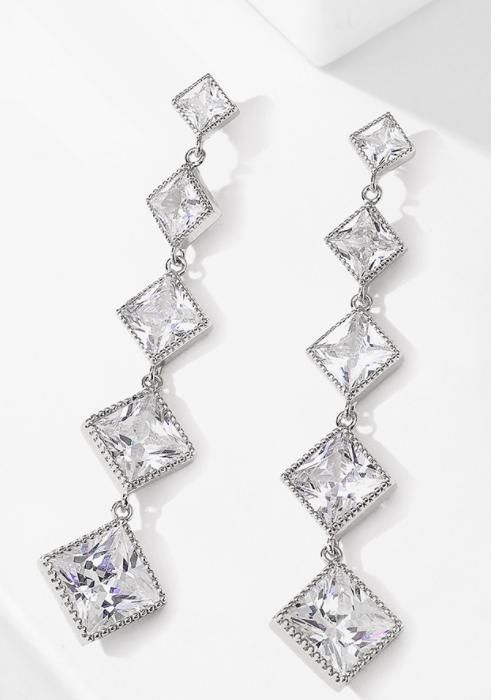 Bridal Pear CZ Earring Jewelry, Fashion Earring Jewelry, Gift Earring, Wedding CZ Earring Jewelry