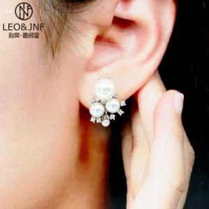 2019 Best Seller Newest Design Fashion Diamond Jewelry Earring Pearl Sterling Silver Stud Earring