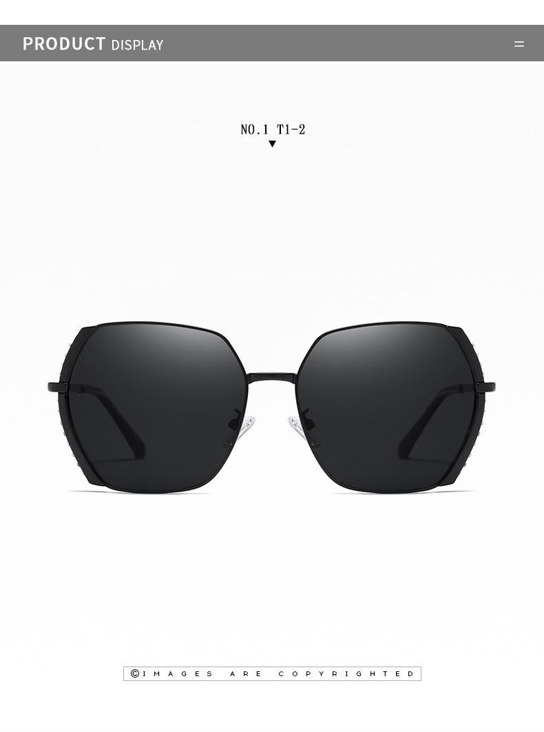 2021 Fashionable Custom Cheap Unisex UV400 Vintage Shade Metal Mirroring Polarize Sunglasses