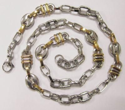 Wholesales High Quality Gold Plating 316L Stainless Steel Chain