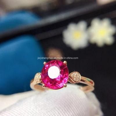 Rubellite Ring for Elegant Female China