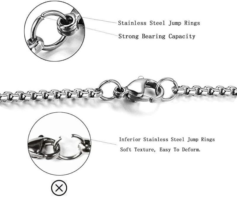 Stainless Steel Chain Flat Cross Chain