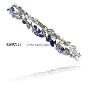 Fashion Jewelry Bracelet Silver Bracelet Jewelry Sapphire Stone