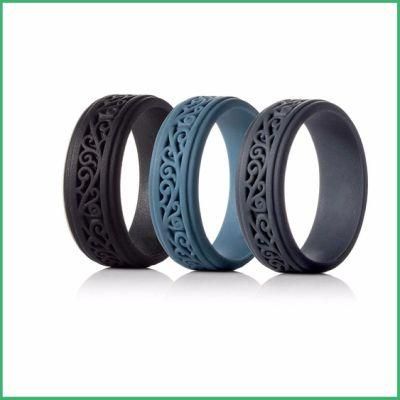 China Factory Provide High Quality Silicone Fashion Ring for Customized Gifts
