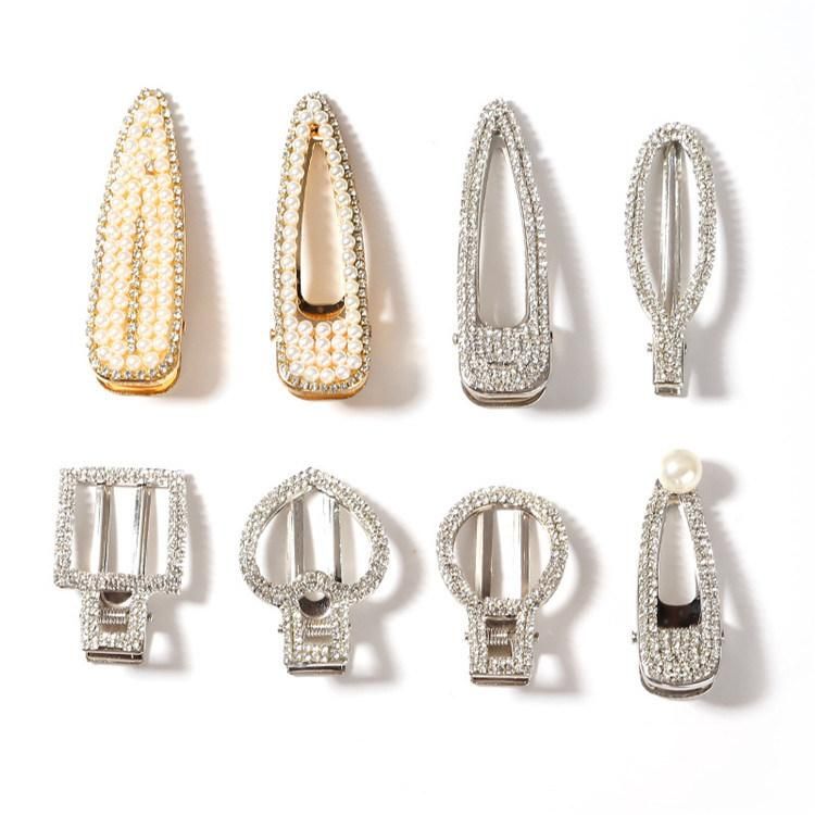 Fashion New Alloy Full of Diamonds Duckbill Clip Jewelry