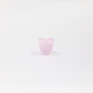 Fashion Jewelry Pink Faceted Glass Beads Big Hole Beads