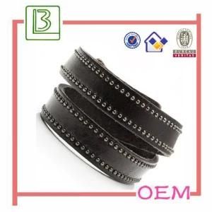 Genuine Leather Bangles Cuff for Promotion