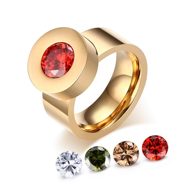 High Quality Wholesale Czech Zircon Multi Color Handmade Rings