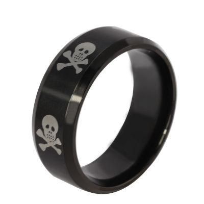 2019 New Couple Grind Skull Ring Biker Ring for Men and Women