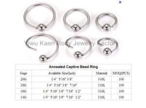 Annealed Captive Bead Ring