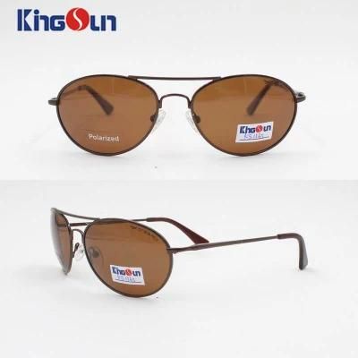 Men&prime;s Stainless Steel Sunglasses with Polarized Lens Ks1135
