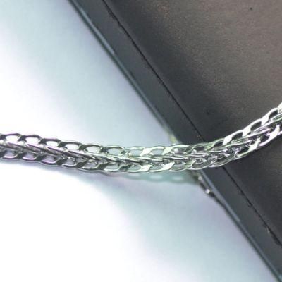 Hip Hop Jewelry Stainless Steel 316L Fox Tail Chain Necklace