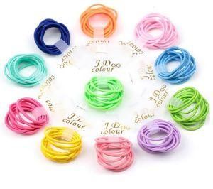 Elastic Hair Bands Rope for Woman 10PCS/Pack Design and Color Can Be Customized Factory Sale