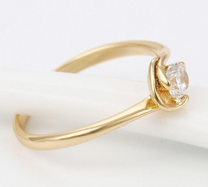 Unique Design Custom Rings Jewelry Women Wholesale 18 K Gold Diamond Rings