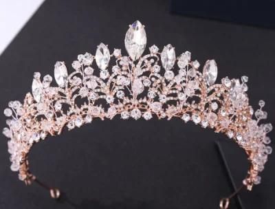 Wedding Crystal Tiara with Handmade Crystals. Bridal Pageant Tiara Crowns with Wrist Crystals. Pageant Tiaras
